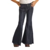 Rock & Roll® Youth Girl's Button Bell Dark Wash Jeans RRGD7PRZRB-200