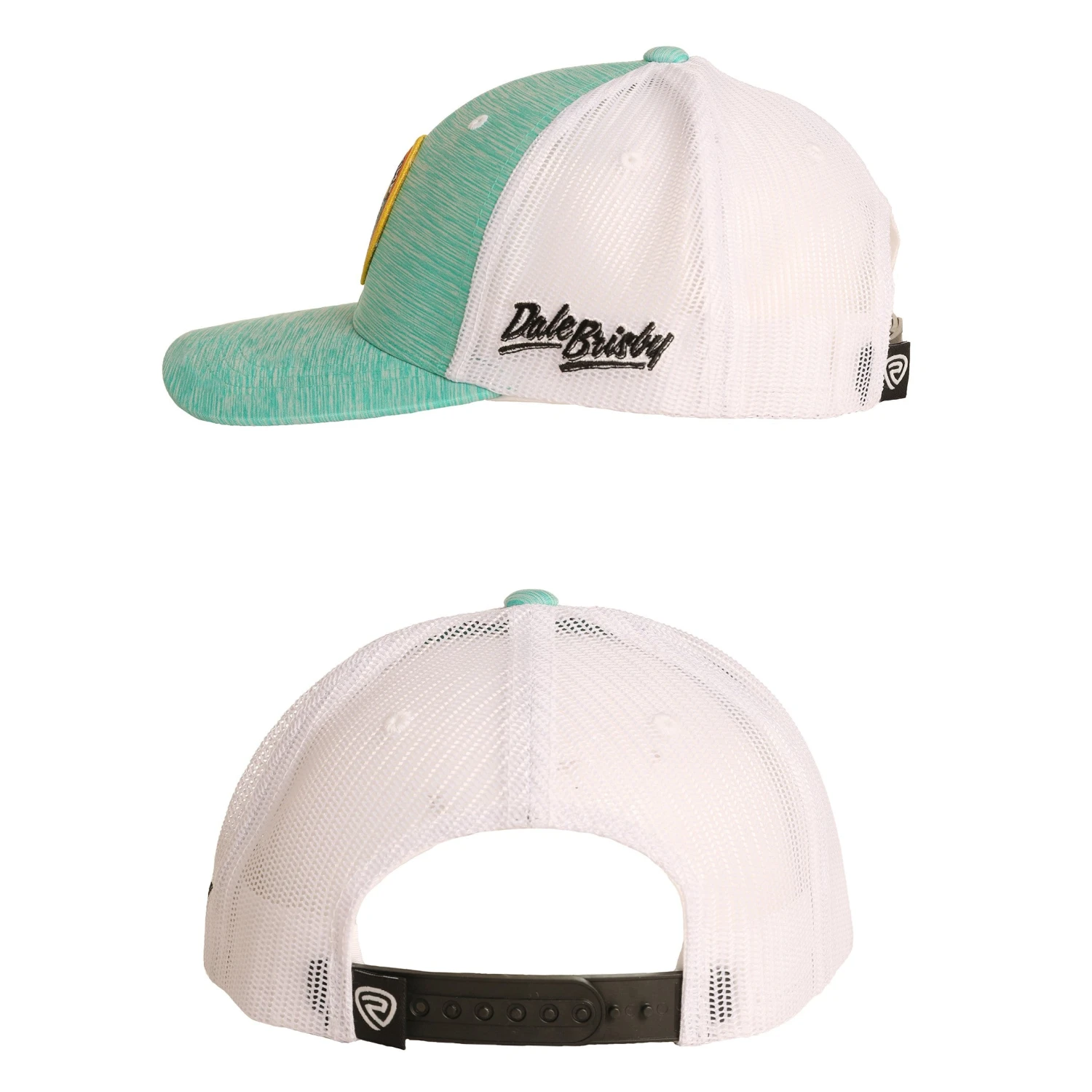 Rock & Roll Denim Dale Brisby Logo Turquoise Snapback Cap CBC8641 2 Rock & Roll Denim Dale Brisby Logo Turquoise Snapback Cap CBC8641 - Image 2