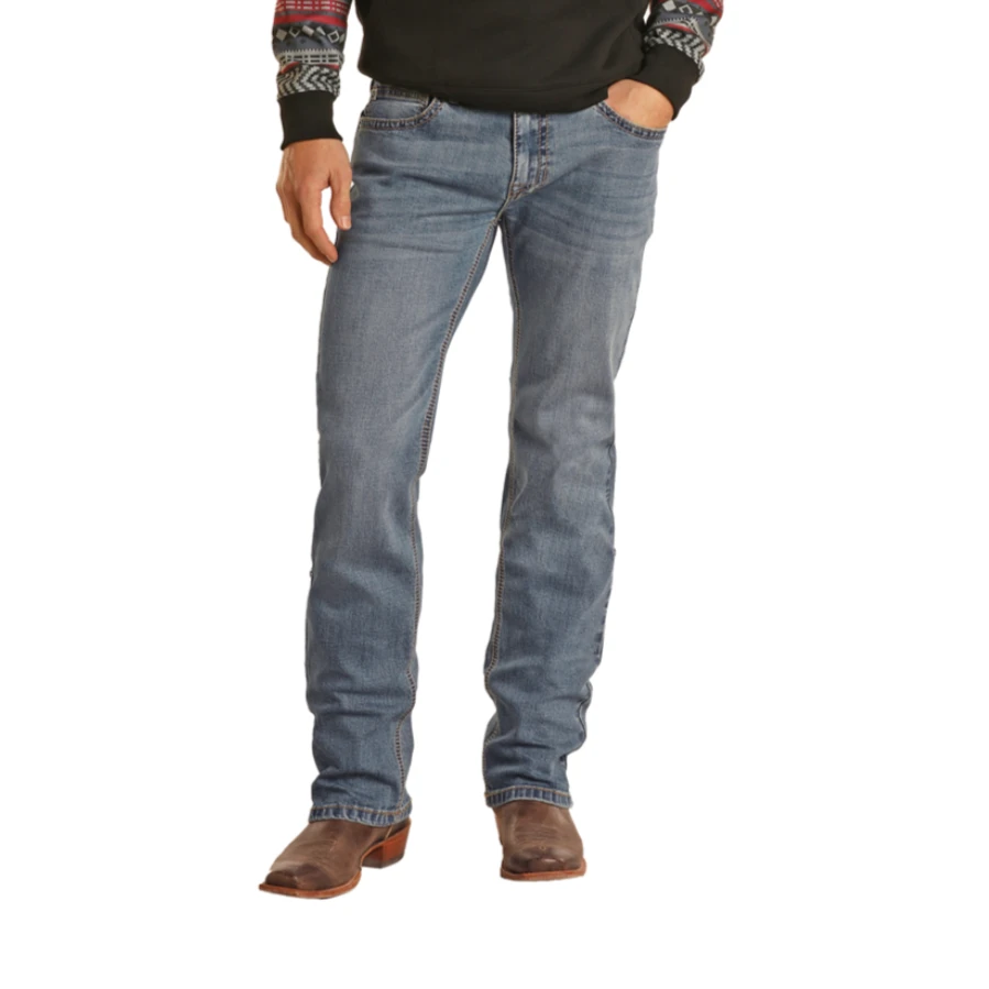 Rock & Roll® Men's Light Vintage Revolver Jeans HYMD1RR0V7 2 Rock & Roll® Men's Light Vintage Revolver Jeans HYMD1RR0V7 - Image 2