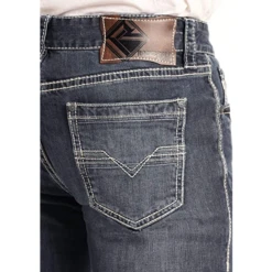 Rock & Roll Cowboy® Men's Pistol Straight Leg Jeans M1P1766 -Rock - Roll Shop M1P1766 2