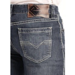 Rock & Roll Denim® Men's Relax Pistol Indigo Wash Denim Jeans M1P3473 -Rock - Roll Shop M1P3473 1