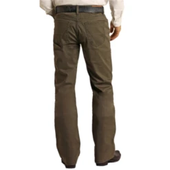 Rock & Roll Denim® Men's Olive Revolver Straight Leg Jeans M1R3589