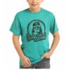 Rock & Roll Cowboy Children's Dale Brisby Blue T-Shirt P3T2264