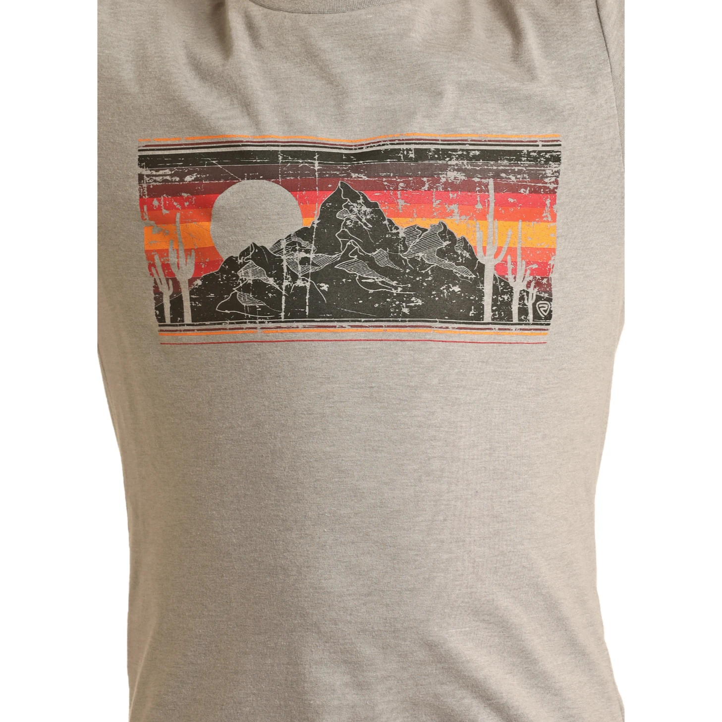 Rock & Roll Denim Kid's Grey Mountain Graphic T-Shirt RRBT21R061-05 2 Rock & Roll Denim Kid's Grey Mountain Graphic T-Shirt RRBT21R061-05 - Image 2