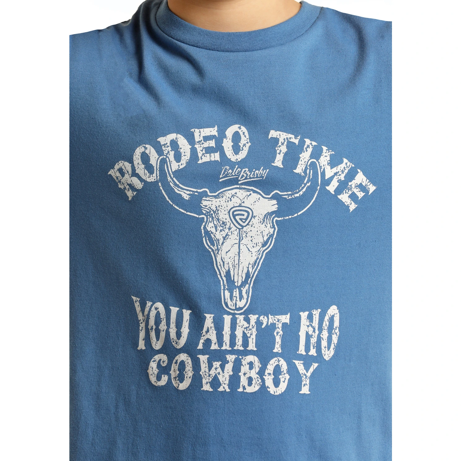 Rock & Roll Cowboy® Dale Brisby Graphic Blue T-Shirt RRBT21RZM8-45 2 Rock & Roll Cowboy® Dale Brisby Graphic Blue T-Shirt RRBT21RZM8-45 - Image 2