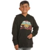 Rock & Roll® Youth Boy's Desert Print Black Hoodie RRBT94R05Z-01