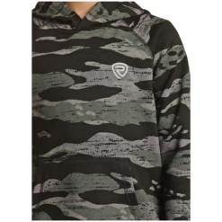 Rock & Roll Cowboy® Youth Boy's Olive Camo Printed Hoodie RRBT94R0JA 5 Rock & Roll Cowboy® Youth Boy's Olive Camo Printed Hoodie RRBT94R0JA -Rock - Roll Shop RRBT94R0JA 1