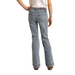 Rock & Roll Cowgirl® Girl's Front Yoke Light Wash Trouser RRGD5MR0G5 5 Rock & Roll Cowgirl® Girl's Front Yoke Light Wash Trouser RRGD5MR0G5 -Rock - Roll Shop RRGD5MR0G5 2