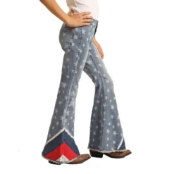 Rock & Roll Denim® Girl's Americana Pull On Bell Bottoms RRGD7PRZSY