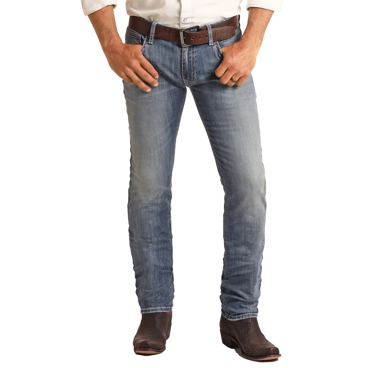 Rock & Roll Men's Rifle Reflex Straight Leg Jeans RRMD2MRZSA 2 Rock & Roll Men's Rifle Reflex Straight Leg Jeans RRMD2MRZSA - Image 2