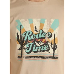 Rock & Roll® Unisex "RODEO TIME" Desert Taupe T-Shirt RRUT21R06D-26 5 Rock & Roll® Unisex "RODEO TIME" Desert Taupe T-Shirt RRUT21R06D-26 -Rock - Roll Shop RRUT21R06D 26 2