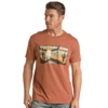 Rock & Roll Cowboy® Unisex Rust Graphic T-Shirt RRUT21R0IP