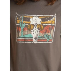 Rock & Roll Cowboy® Unisex Dale Brisby Charcoal T-Shirt RRUT21R0J2 -Rock - Roll Shop RRUT21R0J2 2