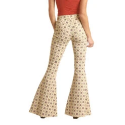 Rock & Roll Denim Ladies Beige Aztec Bargain Bell Jeans RRWD7PRZU6 5 Rock & Roll Denim Ladies Beige Aztec Bargain Bell Jeans RRWD7PRZU6 -Rock - Roll Shop RRWD7PRZU6 B