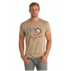 Rock & Roll Denim Men's "Dale Yeah" With Cactus Graphic T-Shirt P9-3363