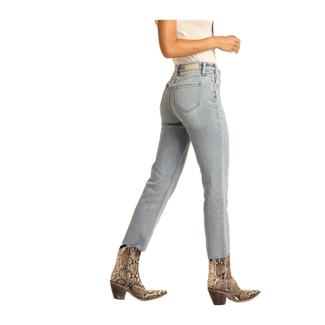 Rock & Roll Ladies High Rise Cropped Jeans WSC9797 1 Rock & Roll Ladies High Rise Cropped Jeans WSC9797