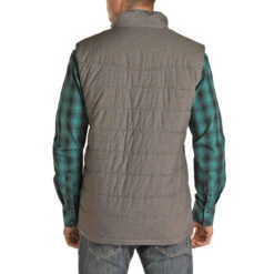 Rock & Roll Cowboy Men's Performance GreyVest 98-1124 -Rock - Roll Shop amberod 3
