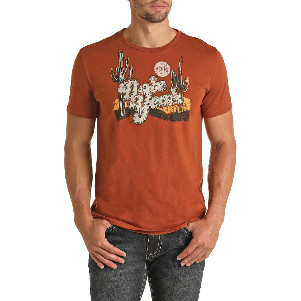 Rock & Roll Cowboy Dale Brisby "Dale Yeah" Graphic T-Shirt P9-3368 1 Rock & Roll Cowboy Dale Brisby "Dale Yeah" Graphic T-Shirt P9-3368