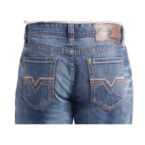 Rock & Roll Denim Men's Double Barrel Straight Jeans M0S2351 6 Rock & Roll Denim Men's Double Barrel Straight Jeans M0S2351 - Image 6