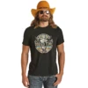 Rock & Roll Denim Dale Brisby Rodeo Time Black Graphic T-Shirt RRUT21R12V